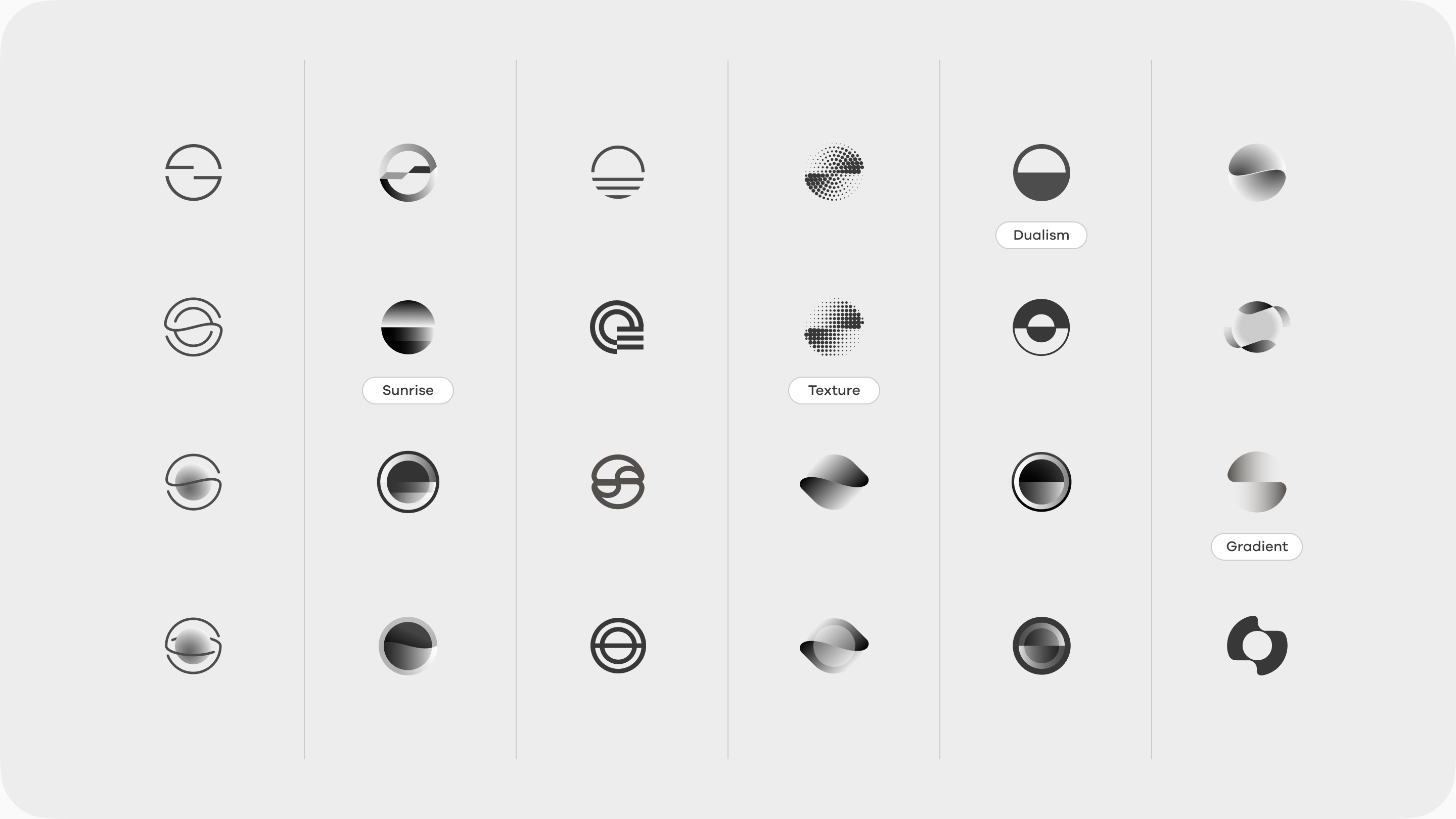 Logo exploration sketches